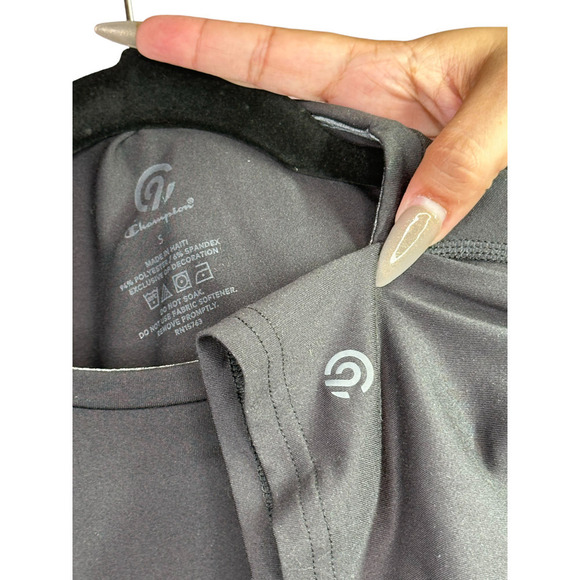 Champion Women's Athletic Dri Fit Activewear Workout Gym T-Shirt Black Size S - Picture 3 of 5